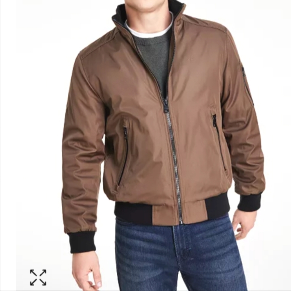 Mens XL Calvin Klein Ripstop Bomber Jacket